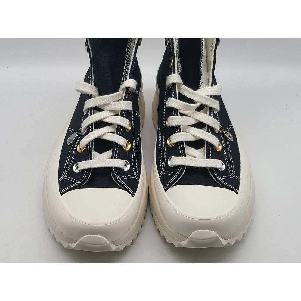 Converse‎ Run Star Hike Platform Charms Black Gold Egret Women 10.5 NWOB A13409C